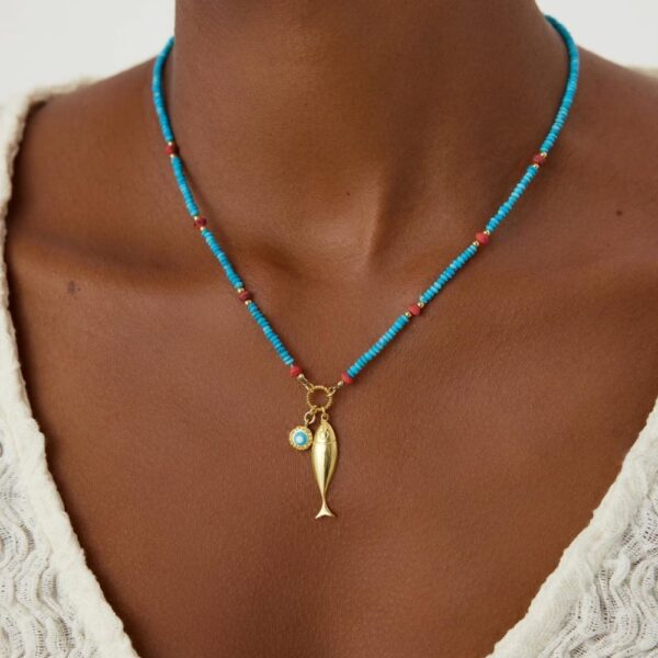 fish necklace by dabas minimalist