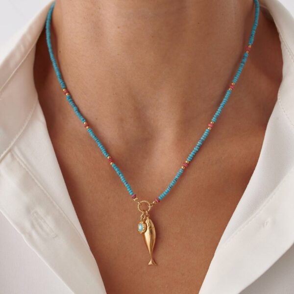 fish necklace by dabas minimalist
