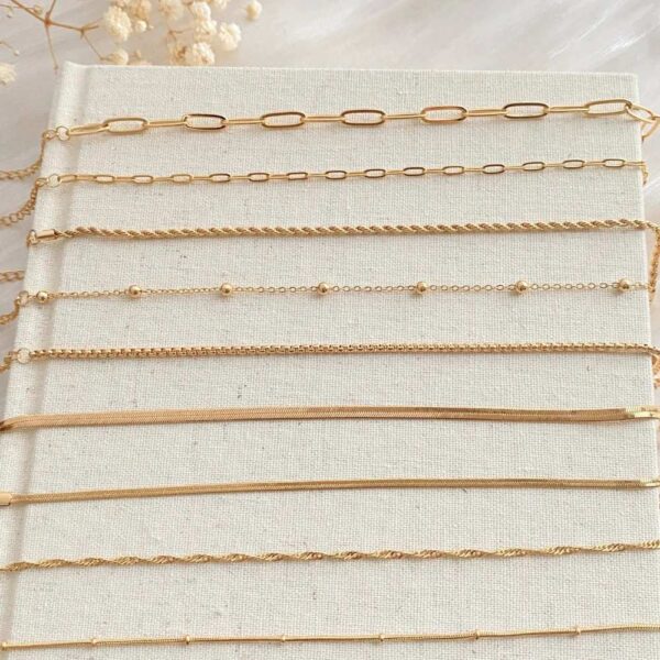 18k gold filled bracelets