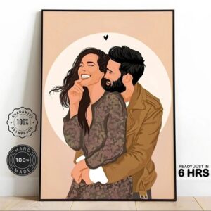 faceless portrait, custom illustration, personalised photo