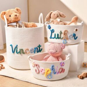 personalized handmade basket