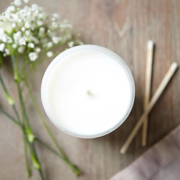engagement gift personalised candle