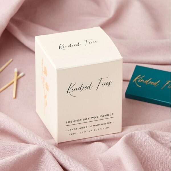 engagement gift personalised candle