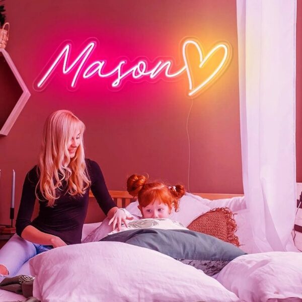 custom neon sign for kids