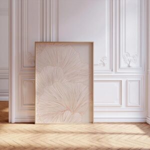 neutral art line drawing poster minimalistic poster