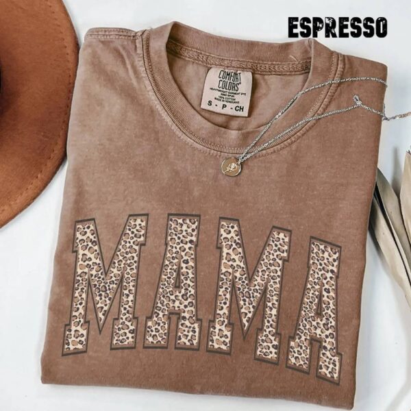 comfort colors® leopard mama shirt