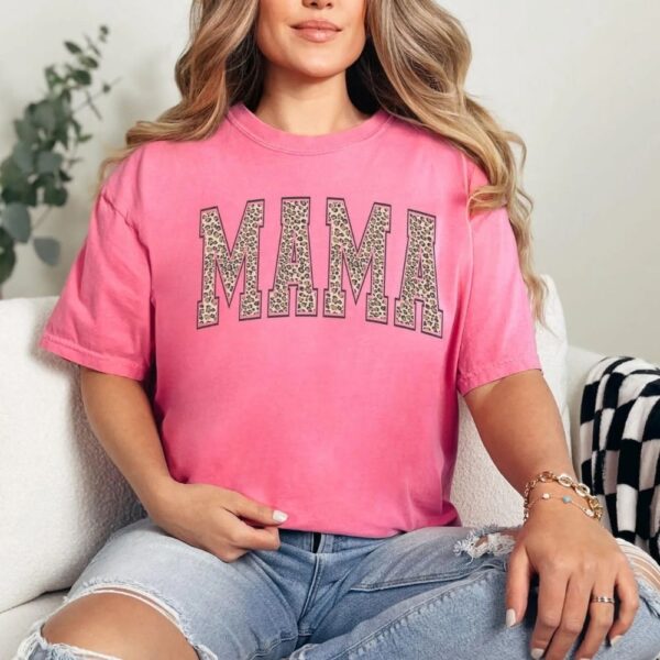 comfort colors® leopard mama shirt