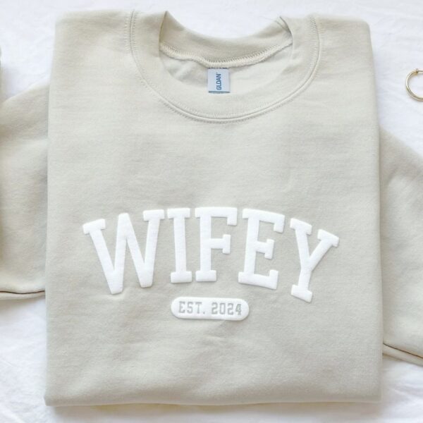 personalized wifey sweatshirt