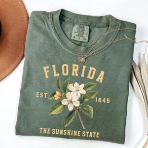 florida tshirt, orange blossom graphic tee