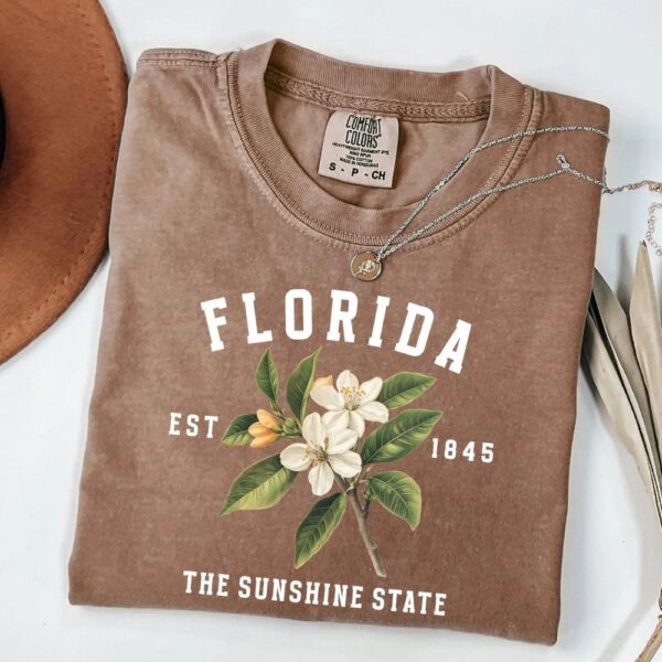 florida tshirt, orange blossom graphic tee