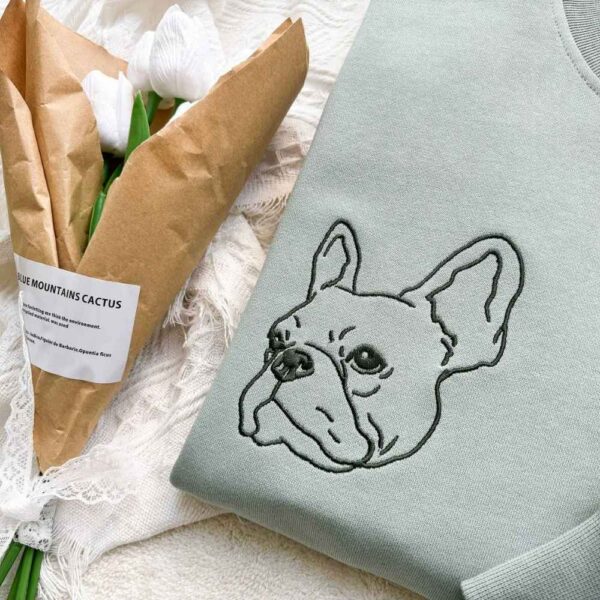 custom embroidered pet sweatshirts with pet photo