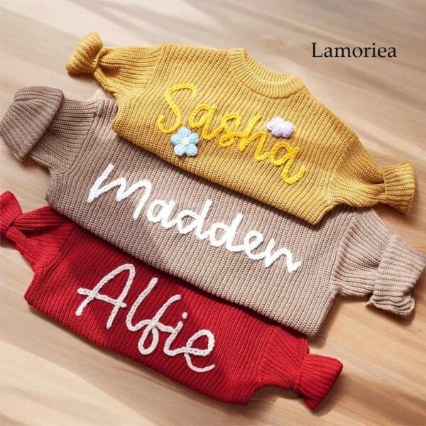 hand embroidery sweaters