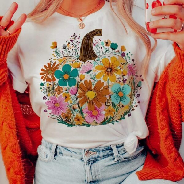 floral pumpkin png