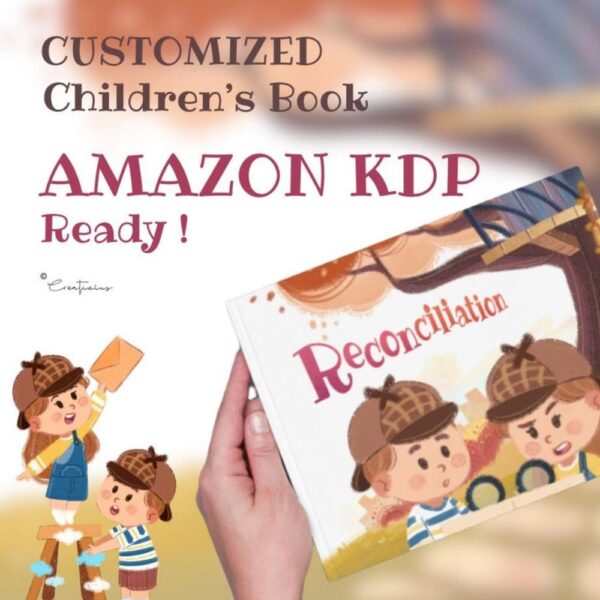 personalized children's book illustration & cover design