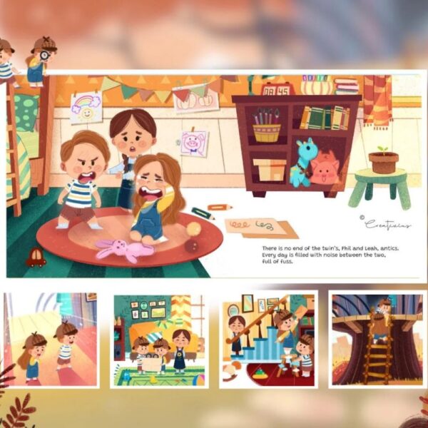 personalized children's book illustration & cover design