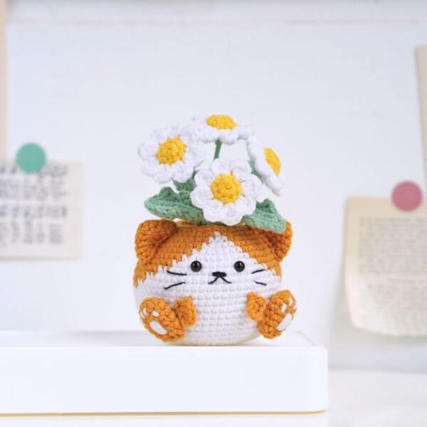 blossom critter pots crochet patterns bundle