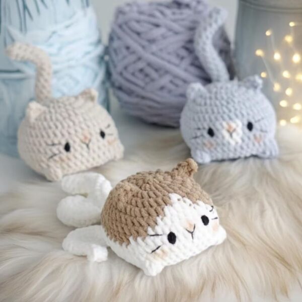 no sew 3in1 cat amigurumi crochet pattern bundle