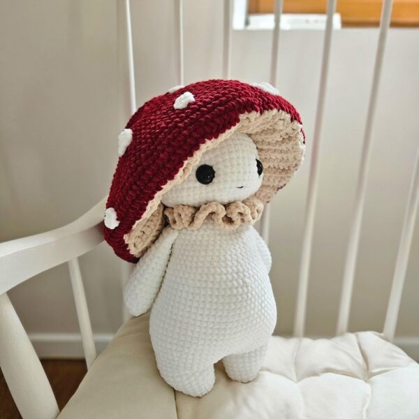mushroom guy critter stitch crochet pattern