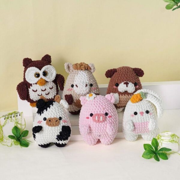 28in1 tiny beasties collection crochet patterns
