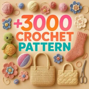 3000 crochet patterns bundle pdf