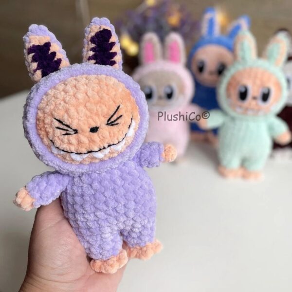 2in1 crochet pattern labubu