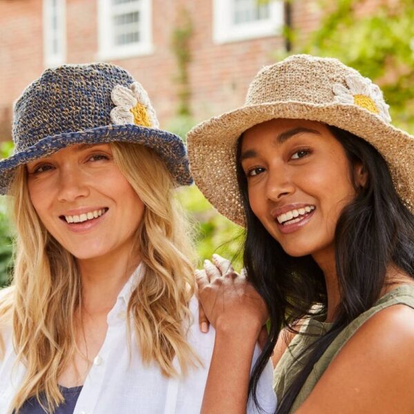 women's hemp & cotton summer hat