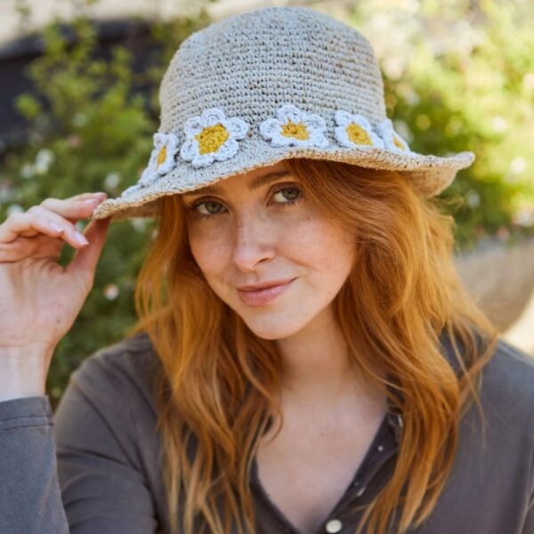 women's hemp & cotton summer hat