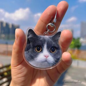 custom cat keychain