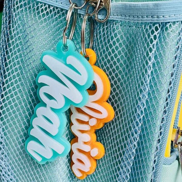 personalized acrylic keychain
