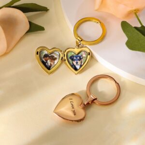 custom locket keychain with photo