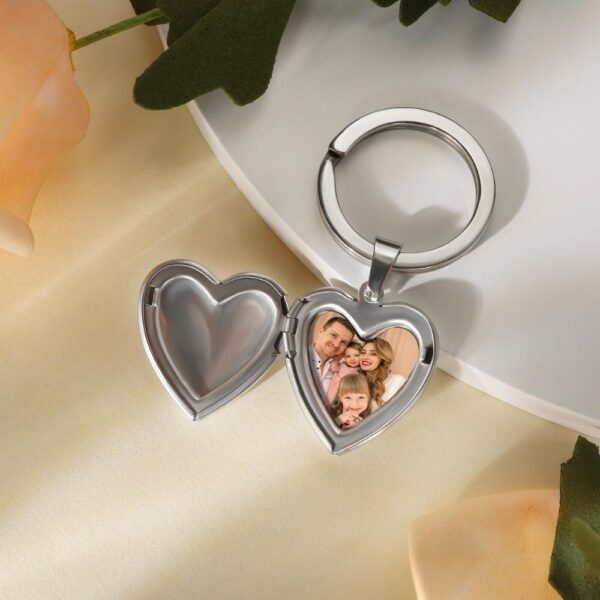 custom locket keychain with photo