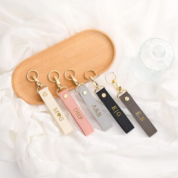 personalized large loop keychain
