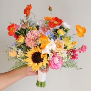 wildflower bridal bouquet