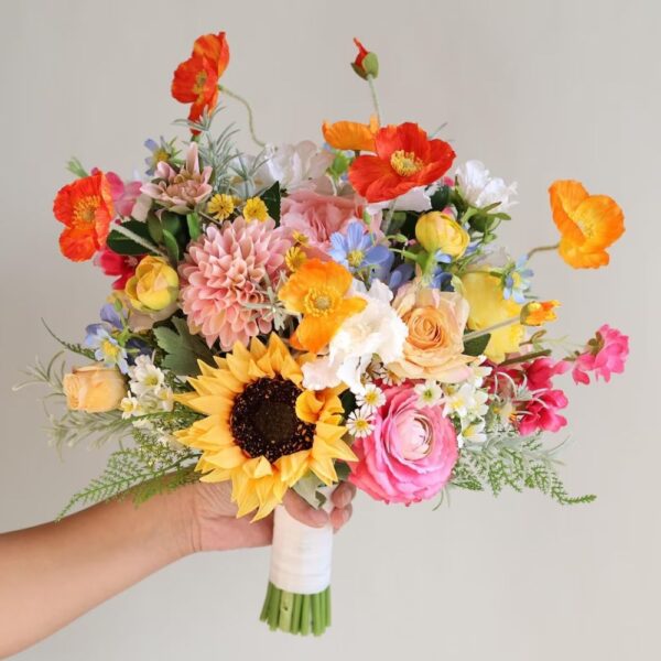 wildflower bridal bouquet