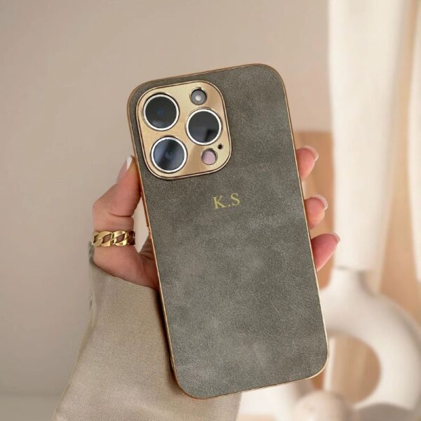 personalized suede iphone case for iphone