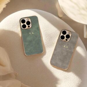 personalized suede iphone case for iphone