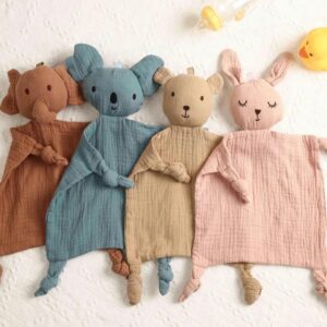 cute animal baby lovey comforter