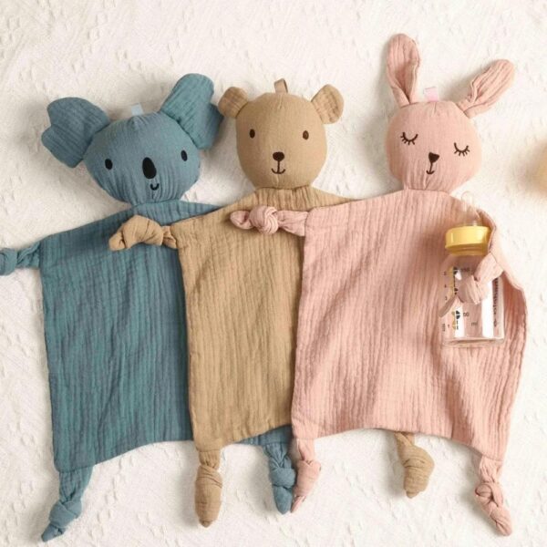 cute animal baby lovey comforter