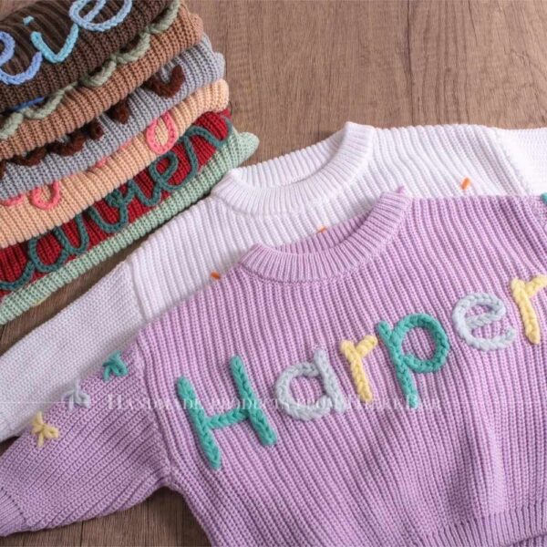 cherished custom baby sweaters