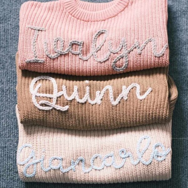 cherished custom baby sweaters